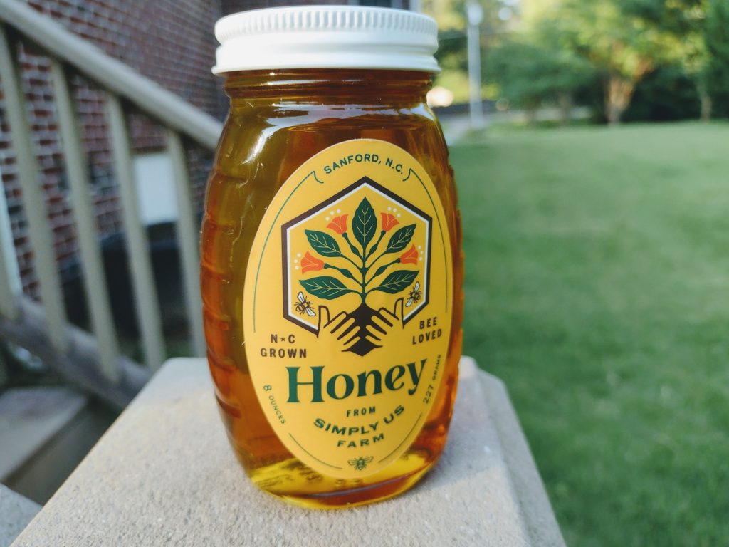 8 ounce jar of honey